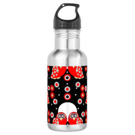 Garrafa Folk Art Owl