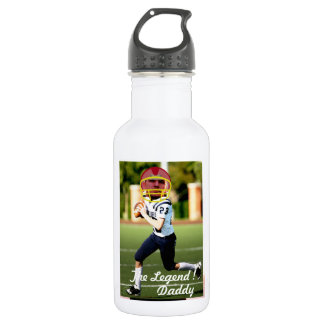 Garrafa Football American Player - with YOUR Photo & Text-
