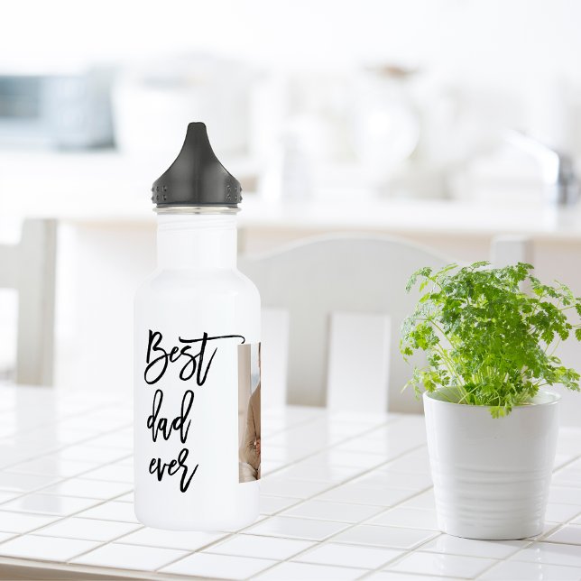 Garrafa Foto de Colagem de Beleza Melhor Pai Alguma Vez Of (Criador carregado)