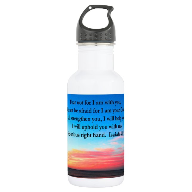 GARRAFA FOTO SUNRISE SERENE ISAIAH 41:10 (Frente)