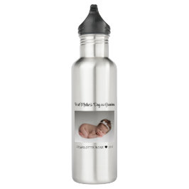 Garrafa fotografia do primeiro dia de as mães da avó