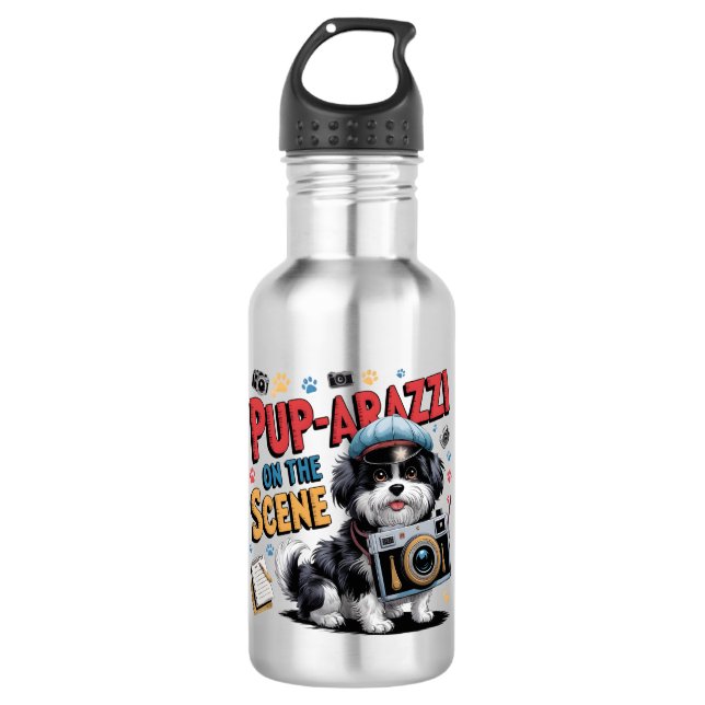 Garrafa Fotógrafo Engraçado Design (Frente)