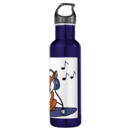 Garrafa Fox musical do auscultadores