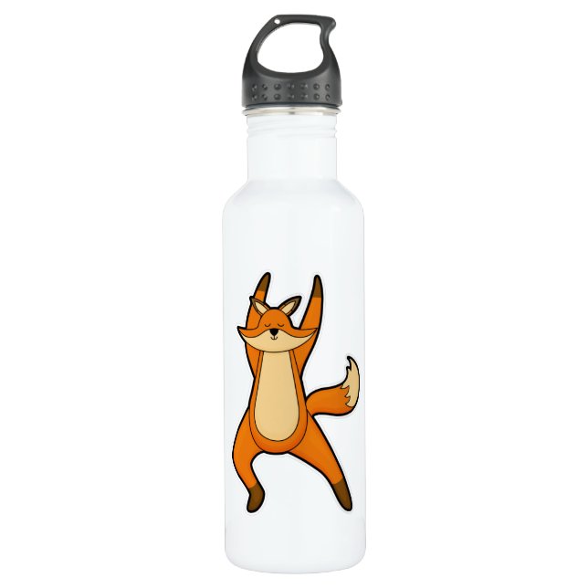 Garrafa Fox no Yoga Stretching (Frente)