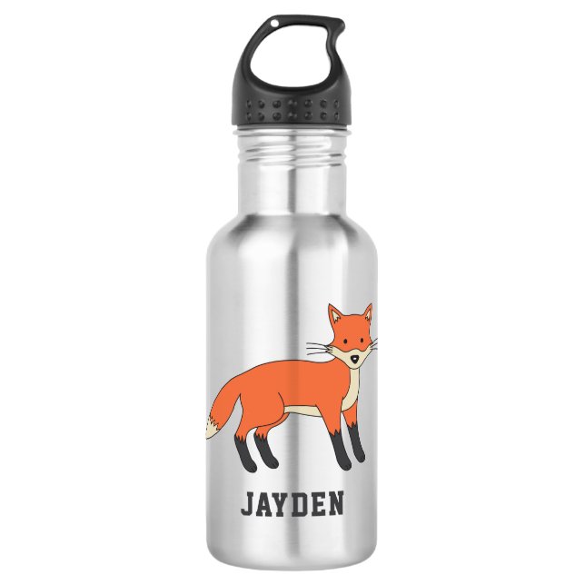 Garrafa Fox Personalizada Cuja Personalização É Feita De V (Frente)