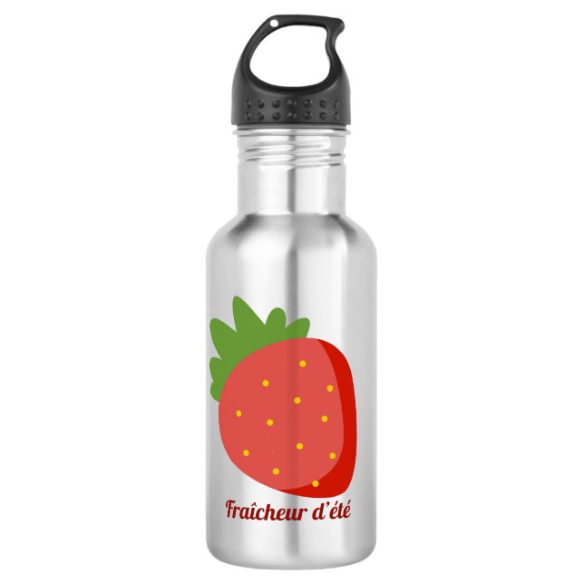 Garrafa Fraise Fraîcheur d'été (Frente)