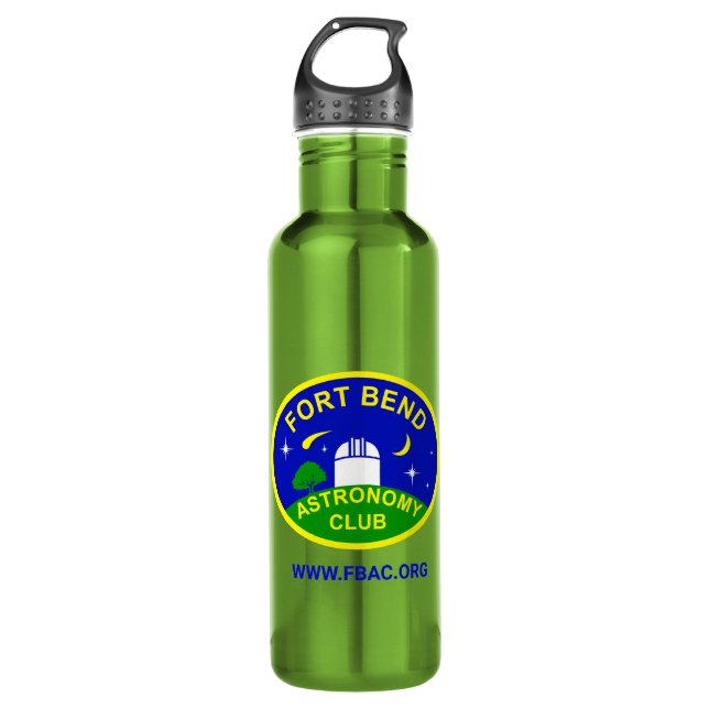 Garrafa Frasco de água FBAC - Verde de 24 oz (Frente)
