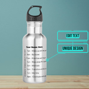 Garrafa Frasco de Água Motivacional