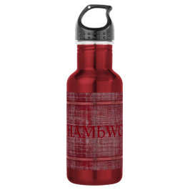 Garrafa Frasco de HAMbWG Vermelho/Água Vermelha (18 oz)