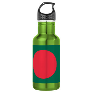 Garrafa Frasco de Liberdade com bandeira de Bangladesh