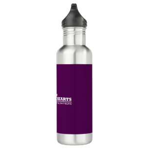 Garrafa Frasco isolado - Roxo com logotipo branco