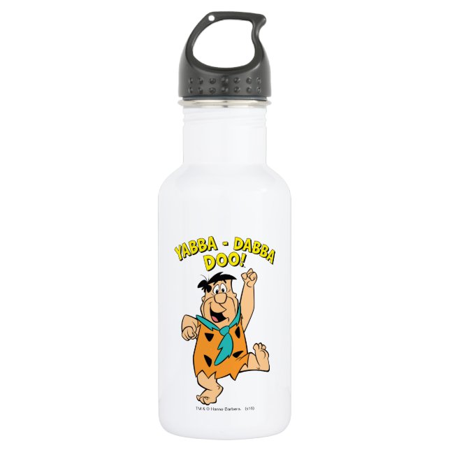 Garrafa Fred Flintstone Yabba-Dabba Doo! (Frente)
