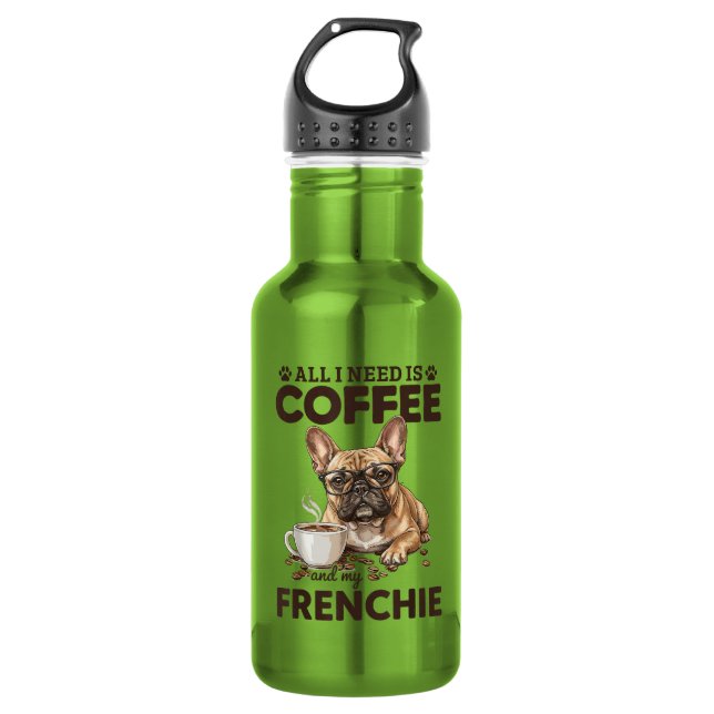Garrafa French Bulldog Coffee Frenchie Dog (Frente)