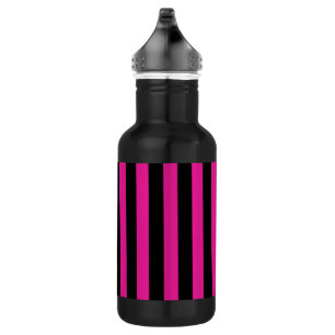 Garrafa Fuchsia e listras de doce