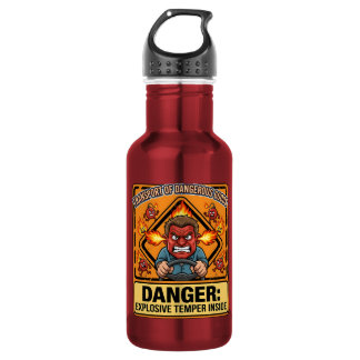 Garrafa Funny ADR Trucker water bottle | Explosive Temper