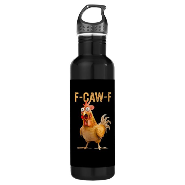 Garrafa Funny Chicken Humor F-Caw-F  (Frente)