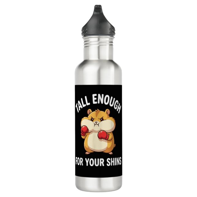 Garrafa Funny Hamster Boxing Tall Enough for Your Shins  (Direita)