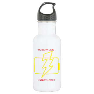 Garrafa Funny Low Battery Stainless Steel Bottle