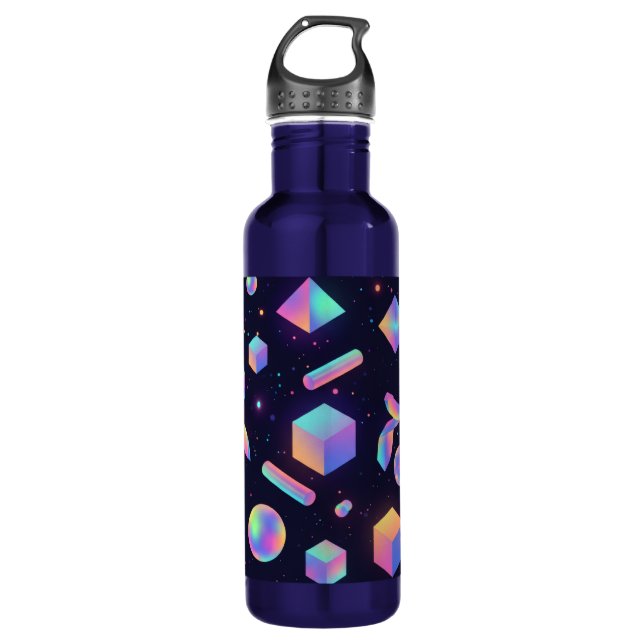 Garrafa Futuristic 3D Holographic Space Water Bottle (Frente)