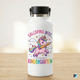 Garrafa Galloping Into Kindergarten Magical Rainbow Unicor