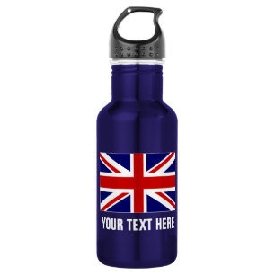 Garrafa Garrafas de água britânicas personalizadas da