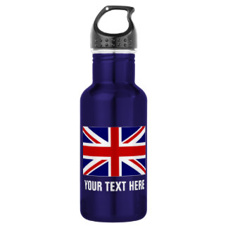 Garrafa Garrafas de água britânicas personalizadas da