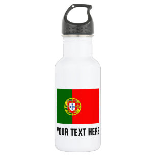 Garrafa Garrafas de água de bandeira portuguesa personali