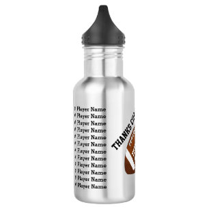 Garrafa Garrafas de água do futebol para treinadores ou