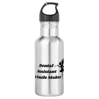 Garrafa Garrafinha de Aço Inox Dental Assistant Smile Make