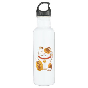 Garrafa Gato de chita afortunado japonês, Maneki Neko