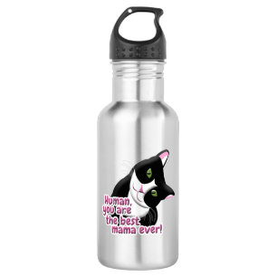 Garrafa Gato dia de as mães