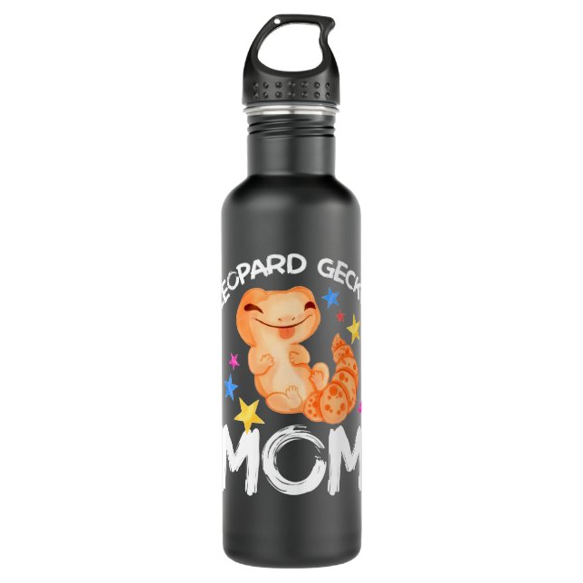 Garrafa Gecko Mãe Reptile Gecko Animal Leopar (Frente)