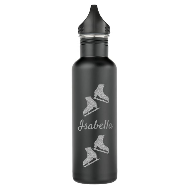 Garrafa Gelado de água de skate skate prata (Esquerda)