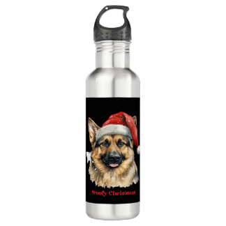Garrafa German Shepherd Dog Xmas Christmas Gift Ideas Woof