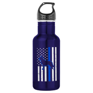 Garrafa German shepherd Policial Cão K9 Patriótico