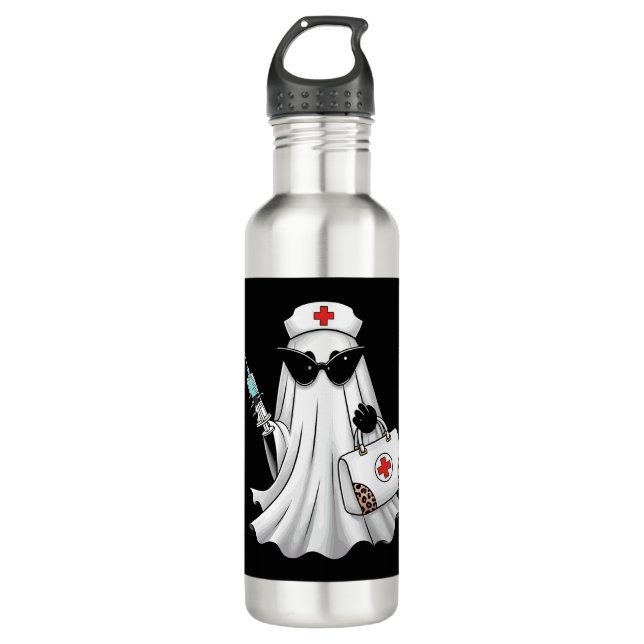 Garrafa Ghost Nurse Halloween (Frente)