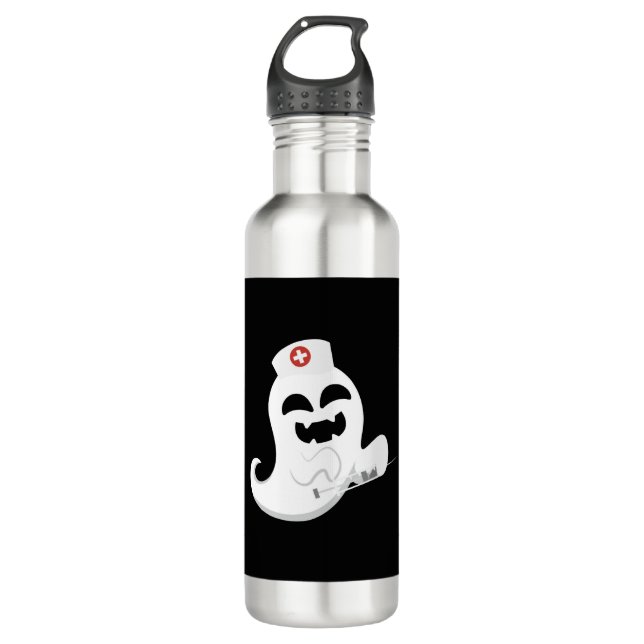Garrafa Ghost Nurse Halloween (Frente)