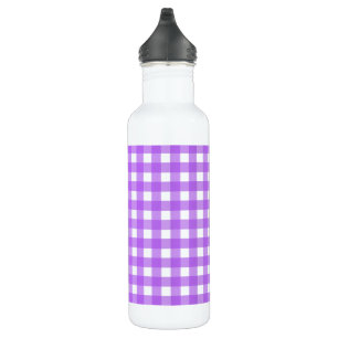 Garrafa Gingham roxo brilhante