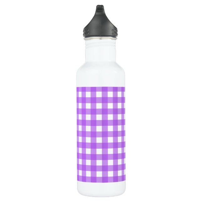 Garrafa Gingham roxo brilhante (Direita)