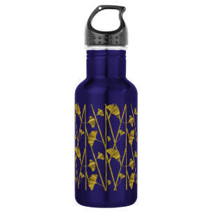 Garrafa ginkgo dourado