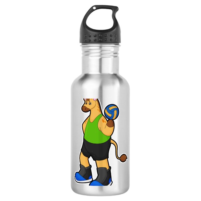 Garrafa Girafa como jogador de voleibol (Frente)