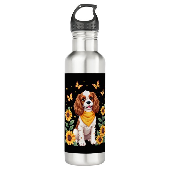 Garrafa Girls Women Mom Cavalier King Charles Spaniel Dog  (Frente)
