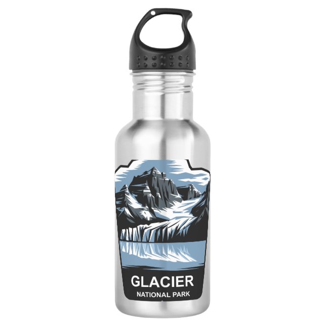 Garrafa Glacier National Park Emblem (Frente)