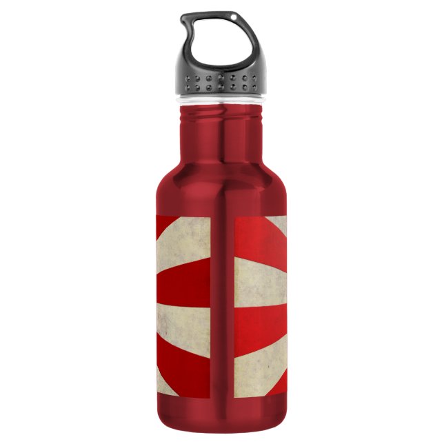 Garrafa Glória envelhecida - Vermelho, Branco e Azul (Verso)