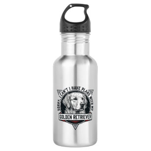 Garrafa Golden Retriever Desculpe Tenho Planos Amante de C
