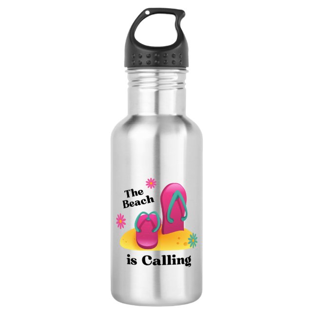 Garrafa Goodbye School Hello Summer Beach Holiday (Frente)