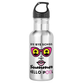 Garrafa Goodbye School Hello Summer Piscina