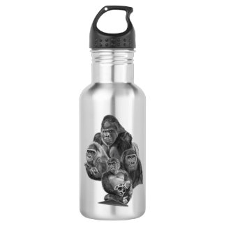 Garrafa Gorilla Family bottle ゴリラ家族のボトル GorillaLife