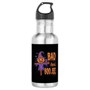 Garrafa Gráfico Espantalho Halloween Bad And Boo Jee