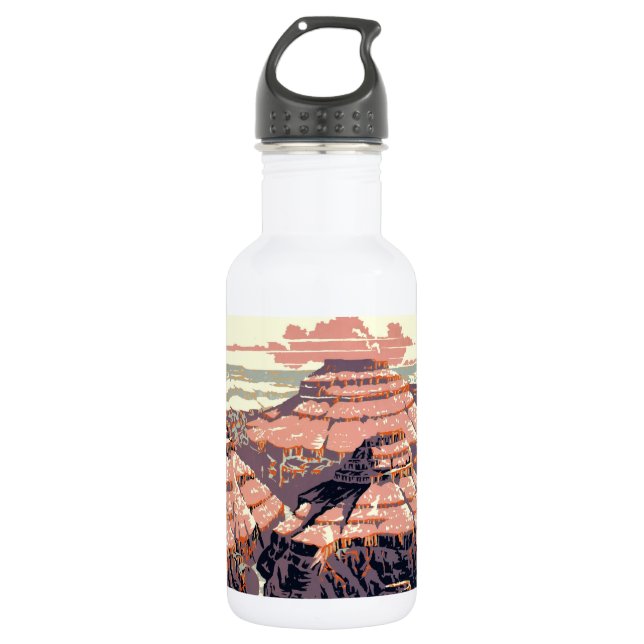 Garrafa Grand Canyon Western Graphic Art American (Frente)